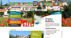 Desktop Screenshot of lamottechalancon-tourisme.com